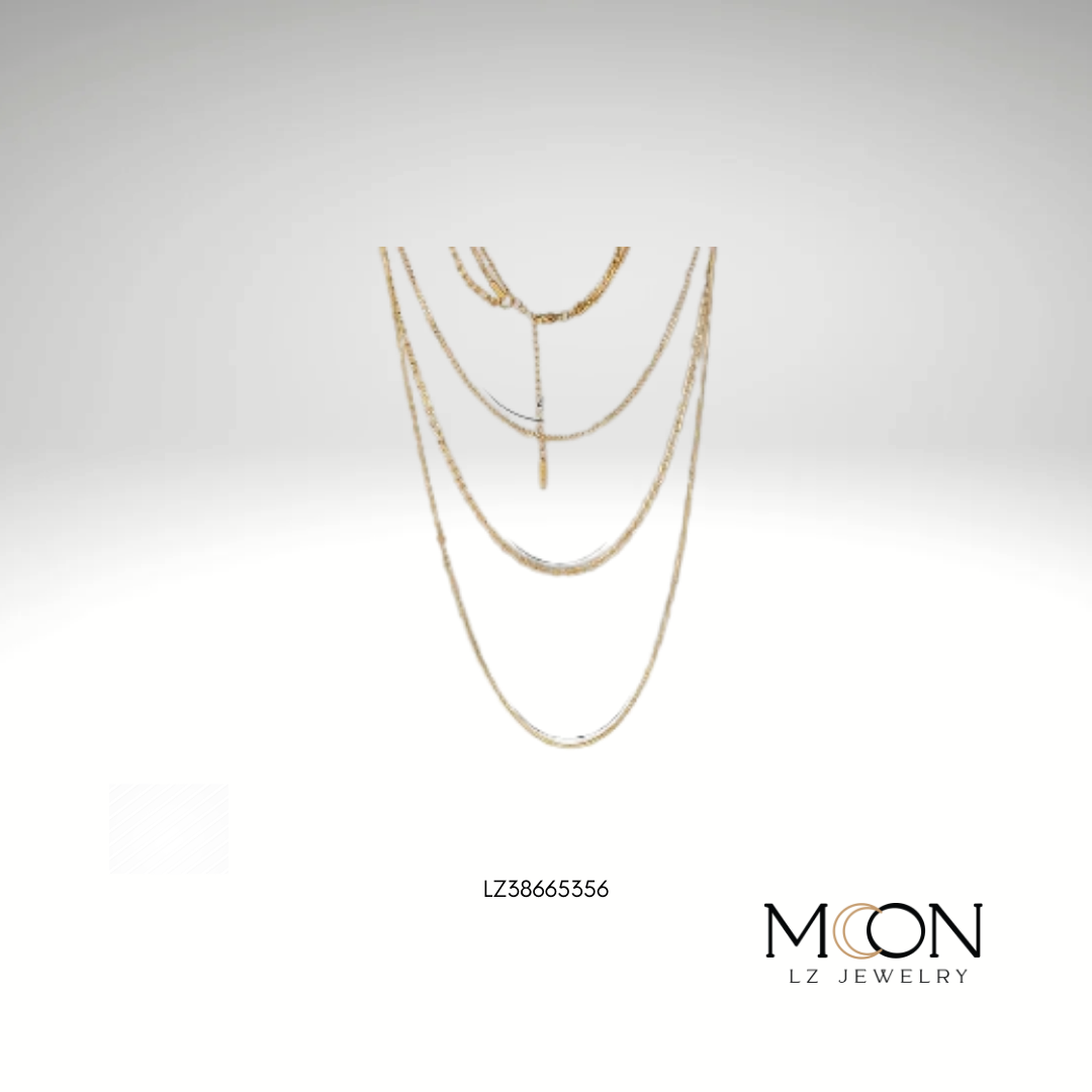 COLLAR TRIPLE DORADO ACERO