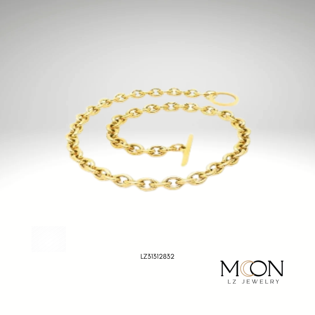 COLLAR DORADO CADENA C/BROCHE