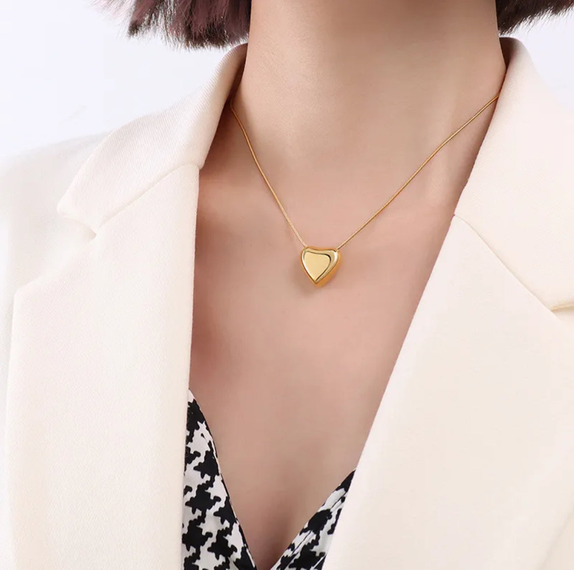 COLLAR DORADOS C/CORAZON CHICO