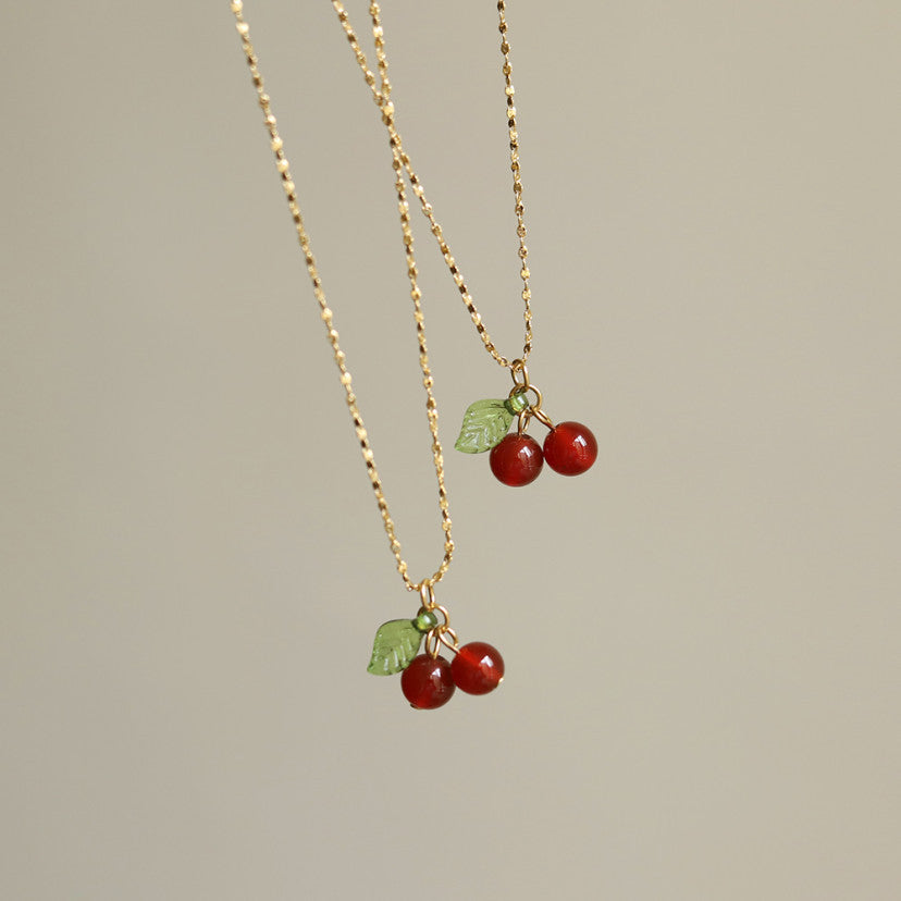 COLLAR CON CEREZAS MINI