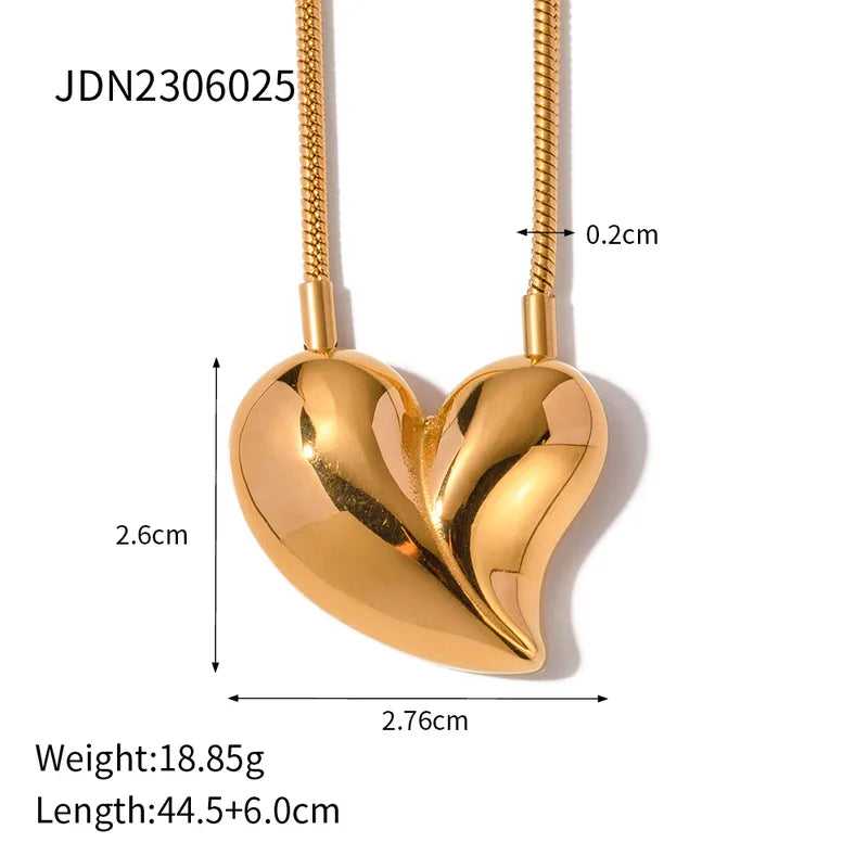 COLLAR CORAZON CHUNKY