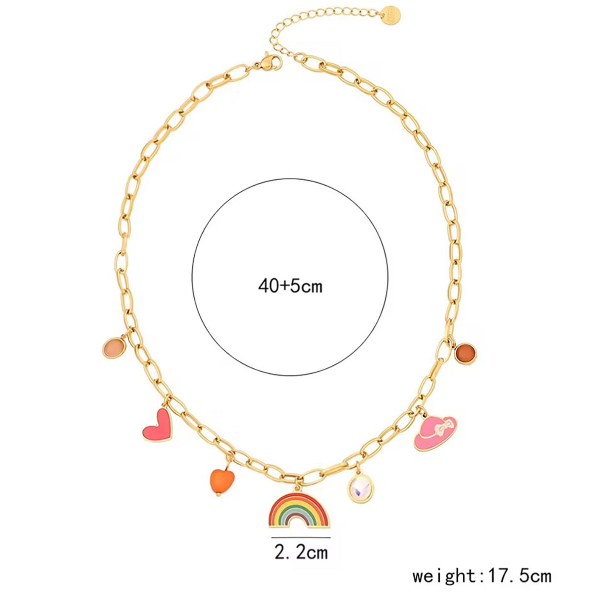 COLLAR CON DIJES COLGANTES
