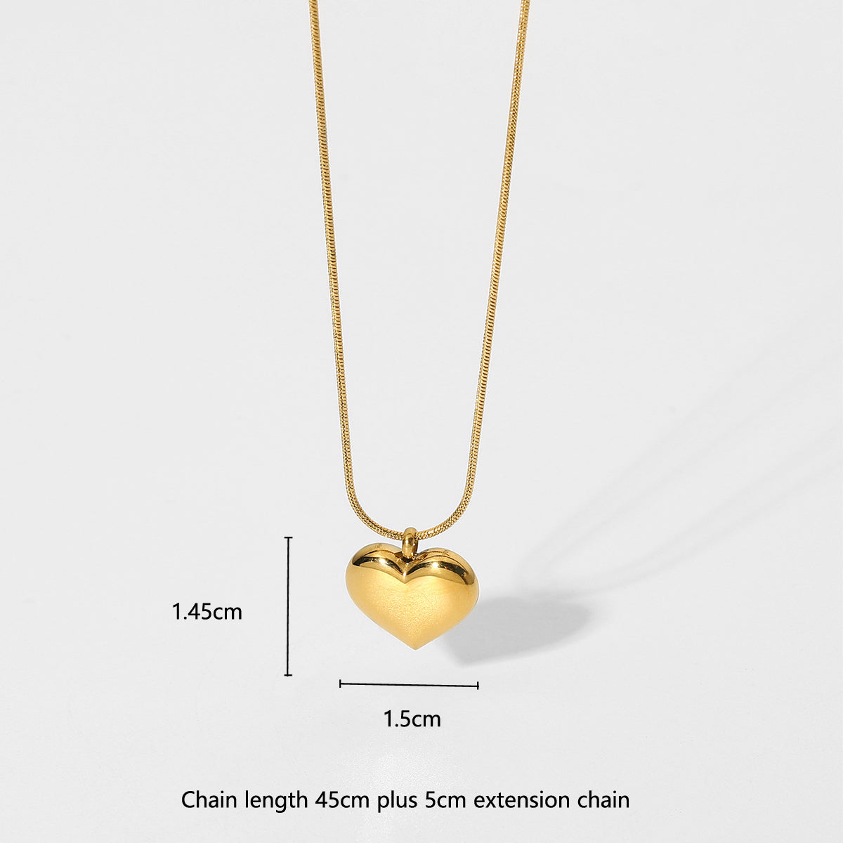 COLLAR CON CORAZON CHICO