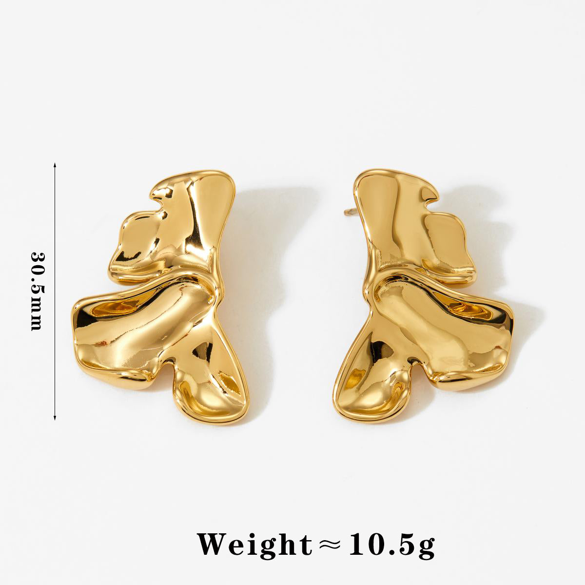ARETES OLAS DE ORO