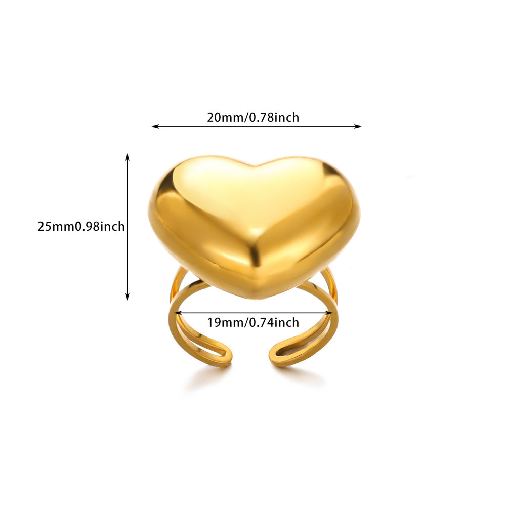 ANILLO CORAZON DE LUNA