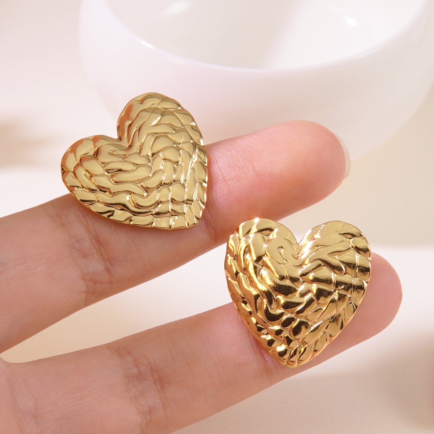ARETES LATIDO DORADO