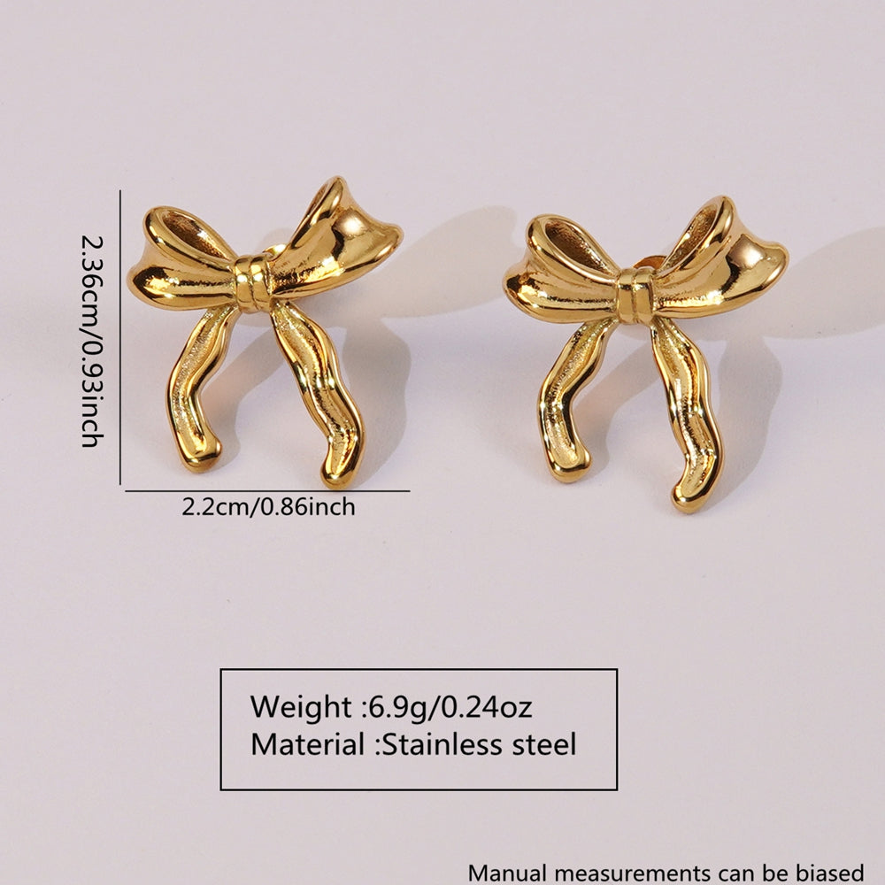 ARETES CON MOÑO MEDIANO