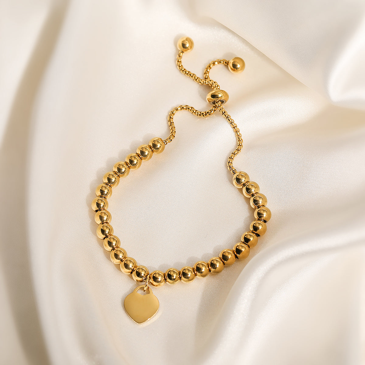 PULSERA AJUSTABLE CON CORAZON