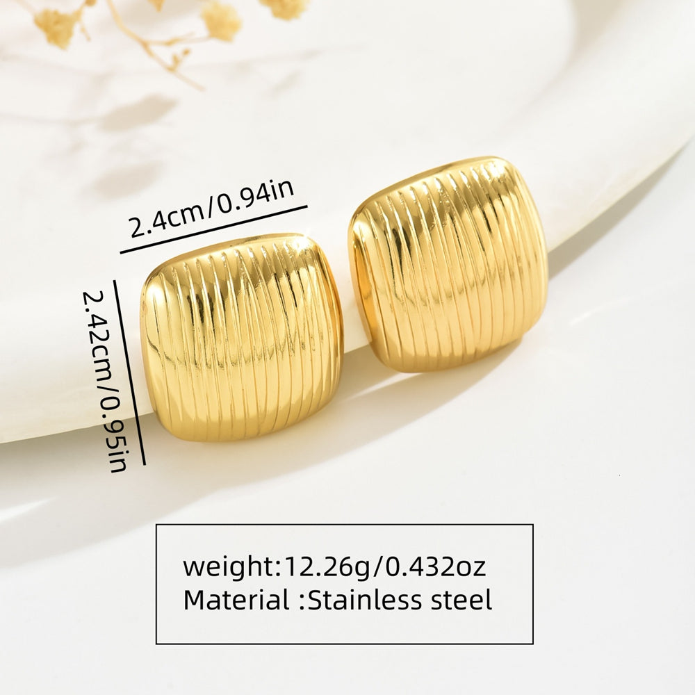 ARETES DE CUADROS RAYADOS