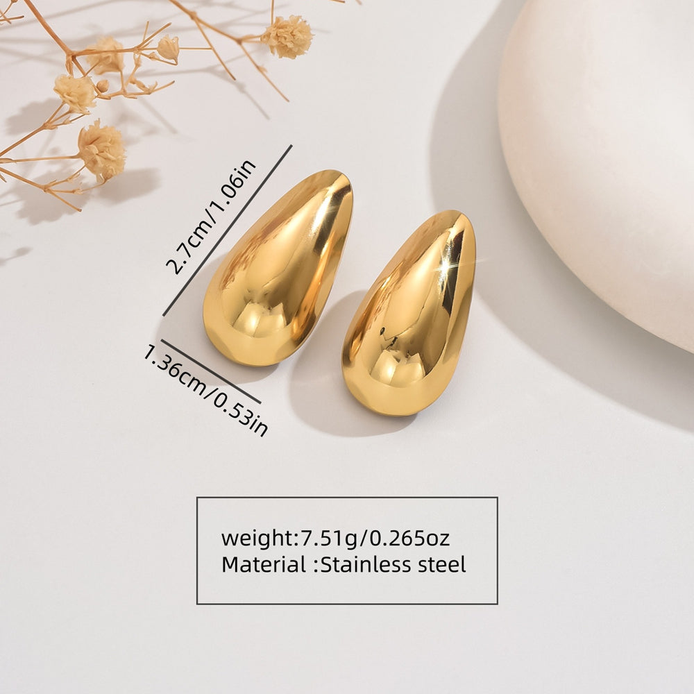 ARETES DE GOTA BRISA DORADA