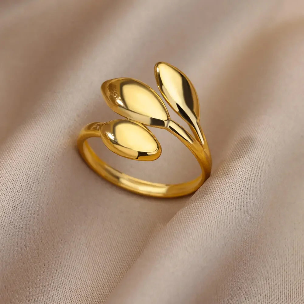 ANILLO RAIZ DORADA