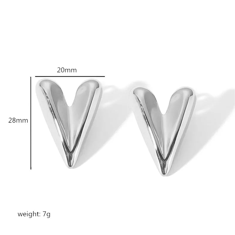 ARETES CORAZON ALARGADOS DORADOS
