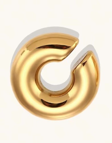 Cuff dorados grandes