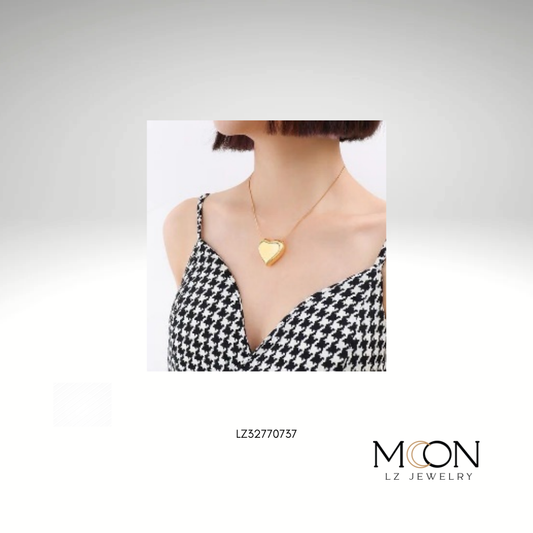 COLLAR C/ CORAZON DORADO MEDIANO