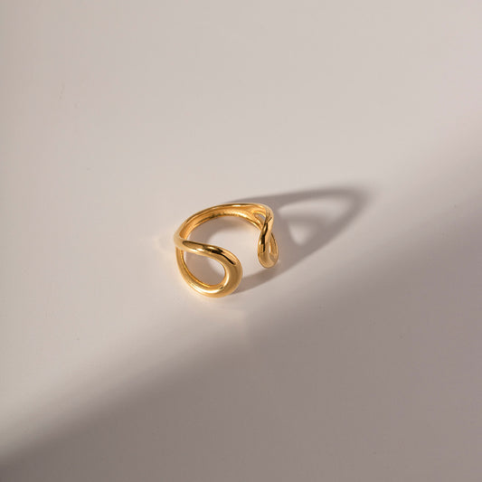 ANILLO DORADO ABIERTO