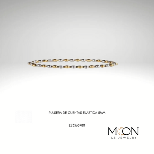PULSERA DE CUENTAS ELASTICA 5MM