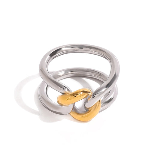 ANILLO COMBINADO CON ESLABON