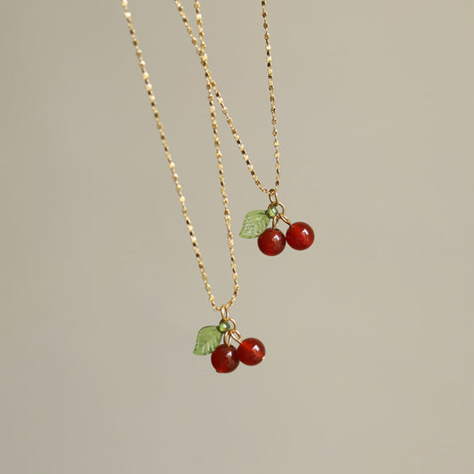 COLLAR CON CEREZAS MINI