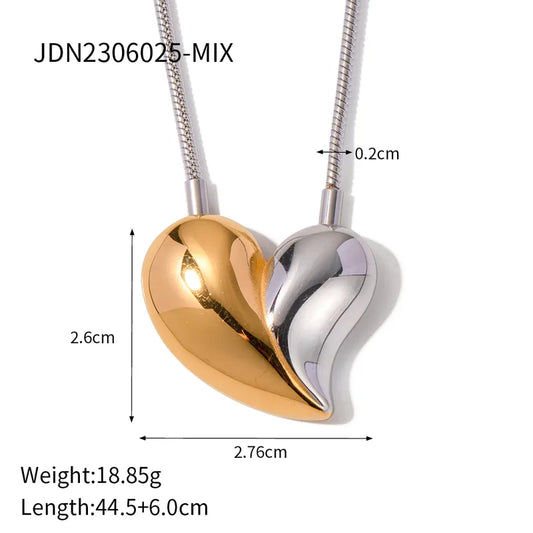 COLLAR CORAZON CHUNKY