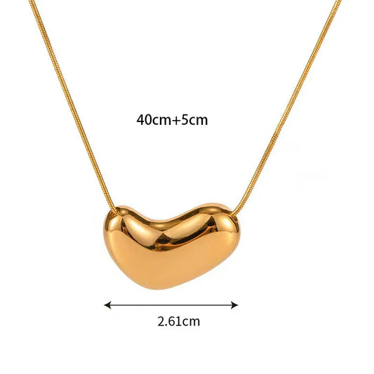 COLLAR BEAN DORADO CHICO