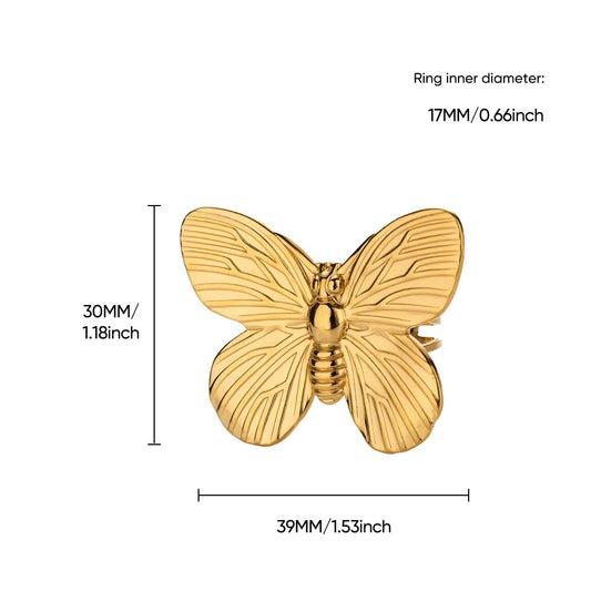 ANILLO MARIPOSA GRANDE