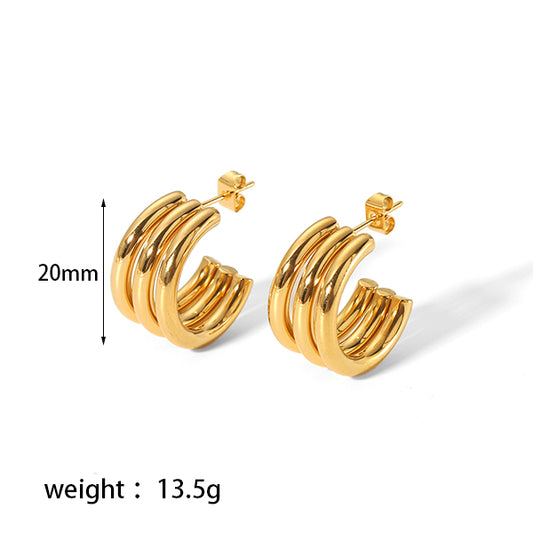 ARETES OLAS DORADAS