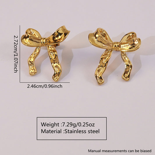 ARETES CON MOÑO GRANDE