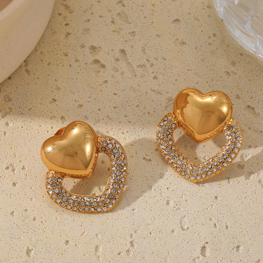 ARETES AMOR BRILLANTE
