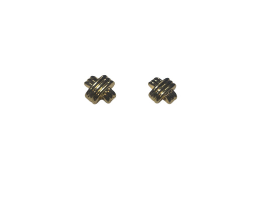 ARETES EN FORMA DE X CHICOS