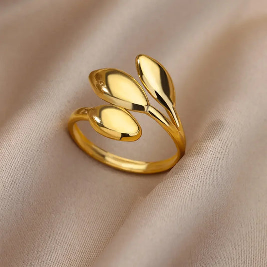 ANILLO RAIZ DORADA