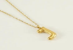 COLLAR DORADO C/LETRA J GLOBO
