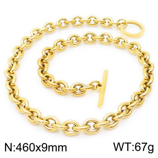 COLLAR DORADO CADENA C/BROCHE